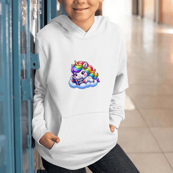 Just One More Chapter Bookish Book Unicorn Reading Book Graphic Youth Hoodie Just One More Chapter Bookish Book Unicorn Reading Book Graphic Youth Hoodie