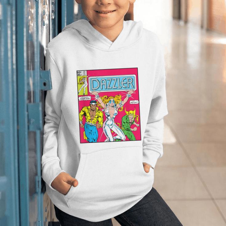 Marvel Universe Classic Dazzler Vintage Comic Book Cover Graphic Youth Hoodie