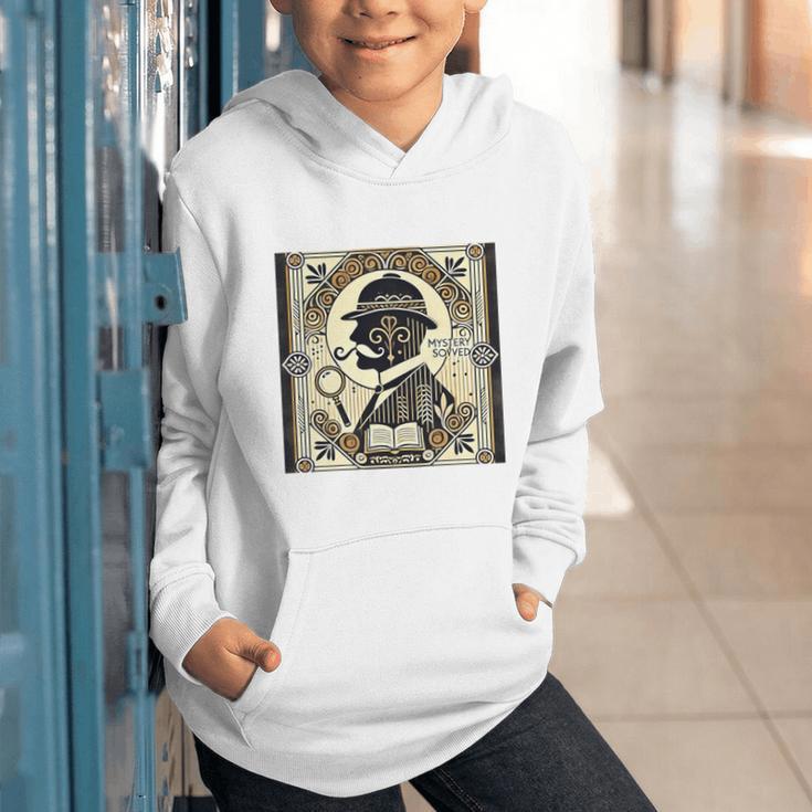 Poirot Mystery Books Vintage Detective Premium Tri-Blend Graphic Youth Hoodie Poirot Mystery Books Vintage Detective Premium Tri-Blend Graphic Youth Hoodie