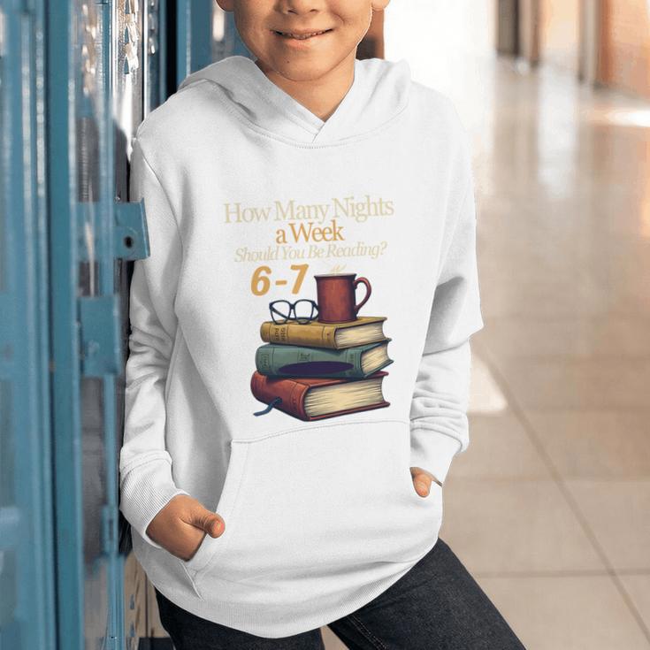 Reading 6 7 Nights Meme English Teacher Bookworm Books Graphic Youth Hoodie Reading 6 7 Nights Meme English Teacher Bookworm Books Graphic Youth Hoodie