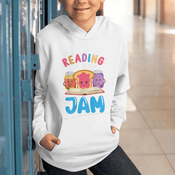 Reading Is My Jam I Love To Read Books Boy Girl Graphic Youth Hoodie