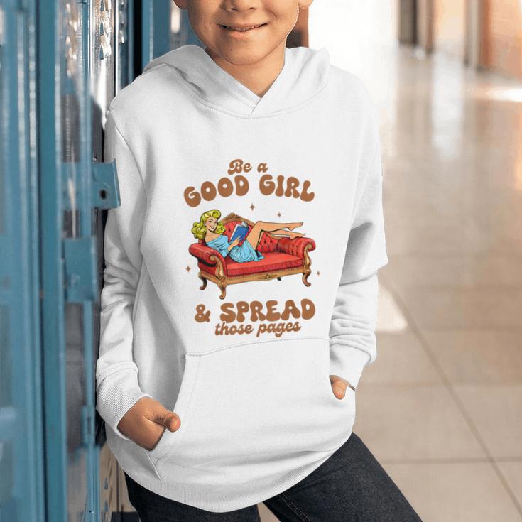 Smut Reader Be A Good Girl & Spread Those Pages Spicy Book Graphic Youth Hoodie Smut Reader Be A Good Girl & Spread Those Pages Spicy Book Graphic Youth Hoodie