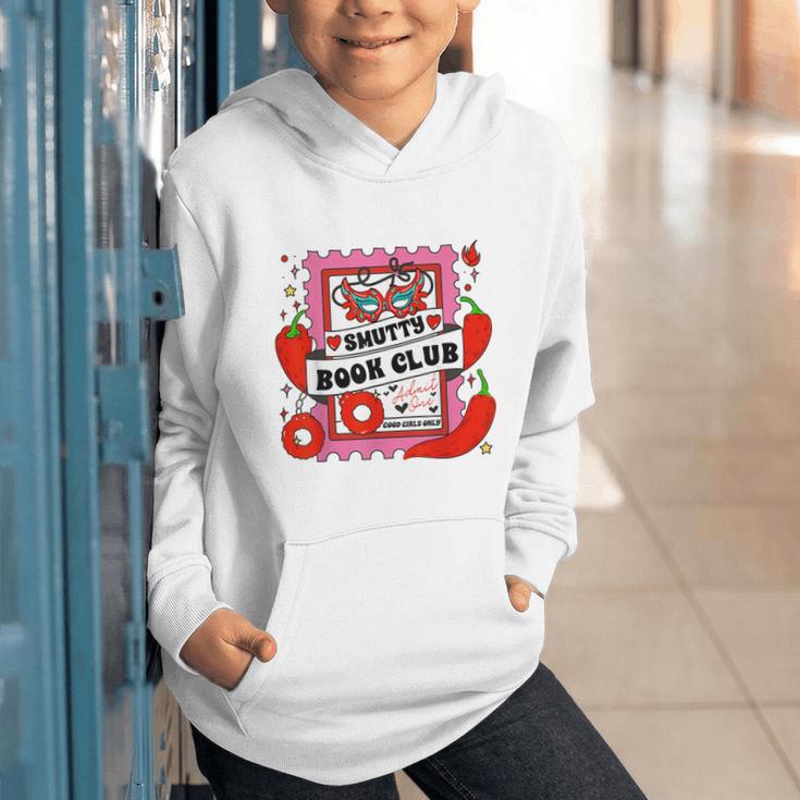 Smut Reader Smutty Vibes Spicy Romance Smutty Book Club Graphic Youth Hoodie Smut Reader Smutty Vibes Spicy Romance Smutty Book Club Graphic Youth Hoodie