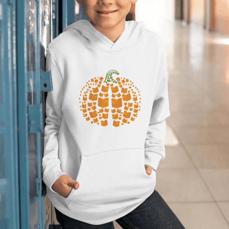 Vintage Book Pumpkin Autumn Fall Librarians Bookworm Teacher Graphic Youth Hoodie Vintage Book Pumpkin Autumn Fall Librarians Bookworm Teacher Graphic Youth Hoodie