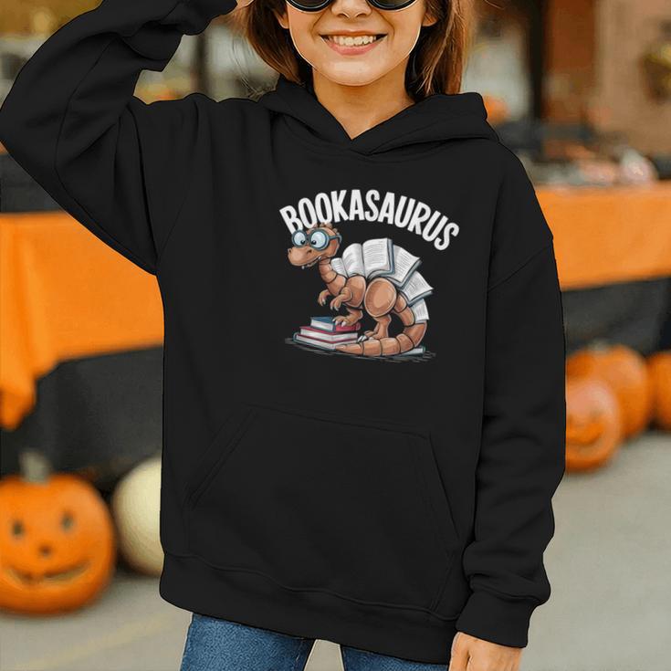 Book Dinosaur T-Rex Bookworm Dino Book Reading Graphic Youth Hoodie Book Dinosaur T-Rex Bookworm Dino Book Reading Graphic Youth Hoodie