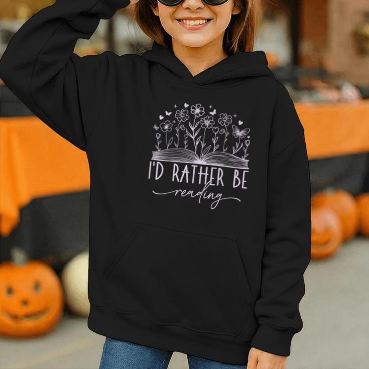 Book Lover Library Reading Bookish Literature Reader Graphic Youth Hoodie