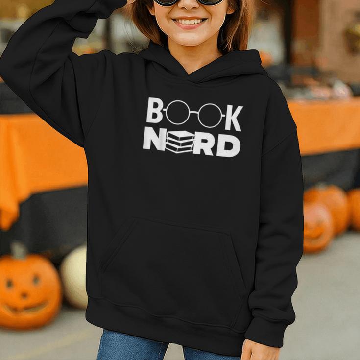 Book Nerd Book Club Bookworm Reading Lover Humor Graphic Youth Hoodie