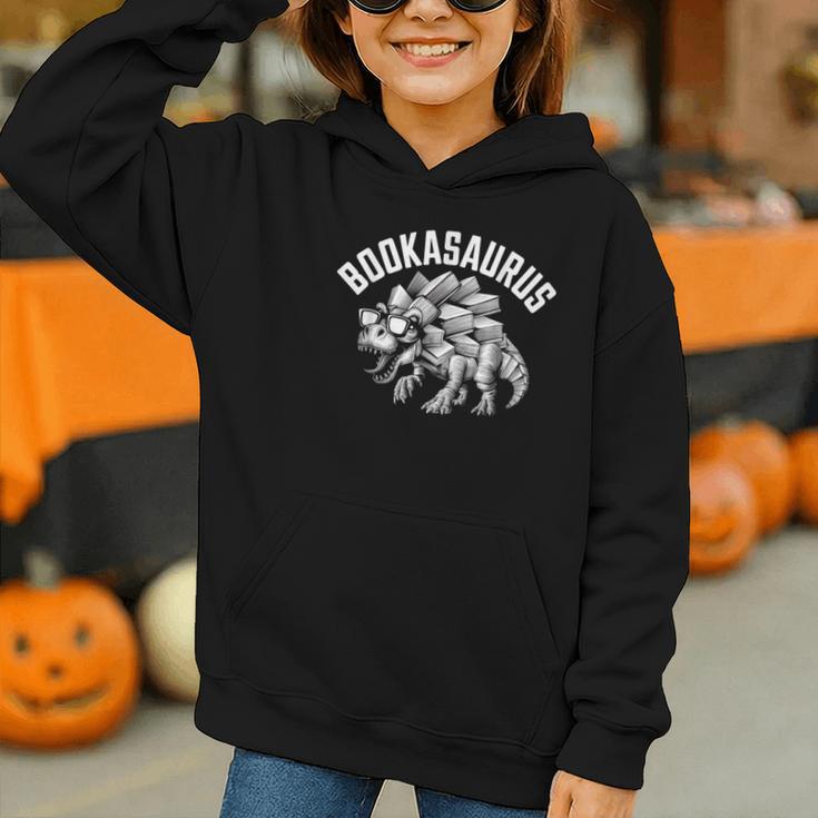 Book T-Rex Dino Bookworm Reading Book Dinosaur Graphic Youth Hoodie Book T-Rex Dino Bookworm Reading Book Dinosaur Graphic Youth Hoodie