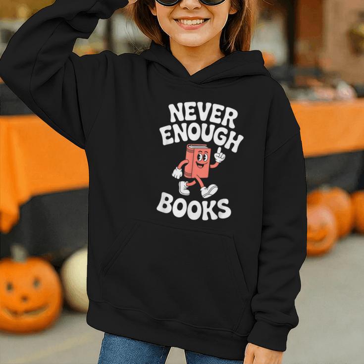 Books Or Book Reading Retro Graphic Youth Hoodie