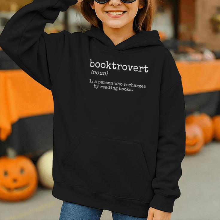 Booktrovert Book Reader Graphic Youth Hoodie Booktrovert Book Reader Graphic Youth Hoodie