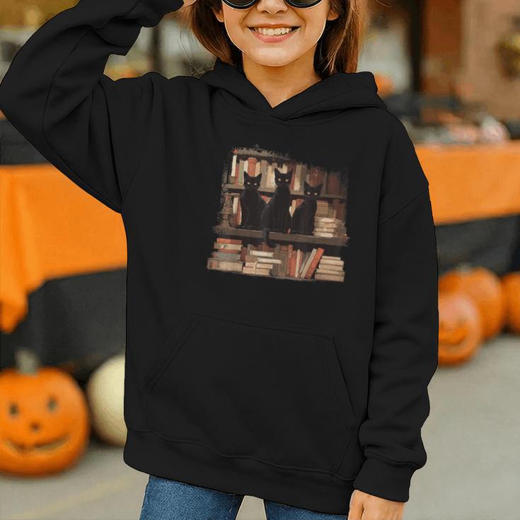 Cats Antique Books Academia Library Aesthetic Bookworm Graphic Youth Hoodie Cats Antique Books Academia Library Aesthetic Bookworm Graphic Youth Hoodie