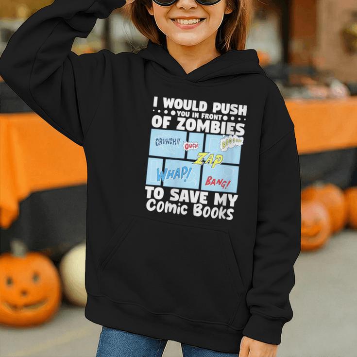 Comics Collecting Book Collector Guide Comics Lover Graphic Youth Hoodie