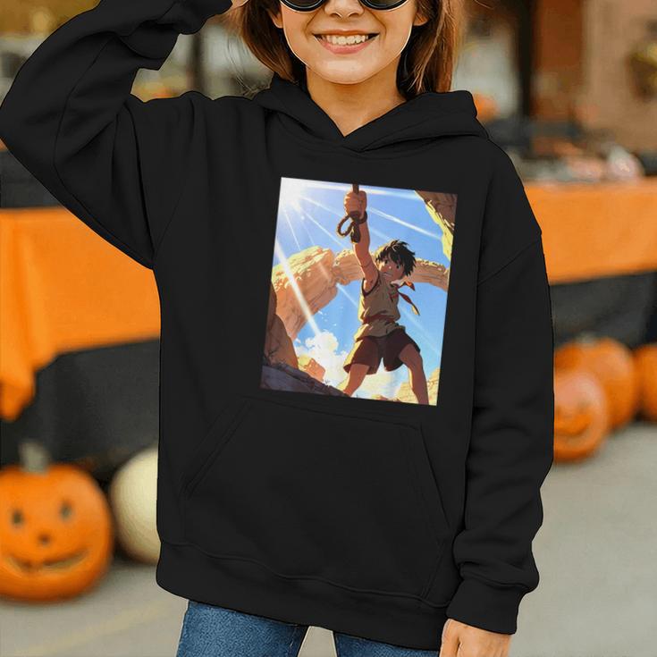 David And Goliath Bible Book Samuel King David Anime Manga Graphic Youth Hoodie