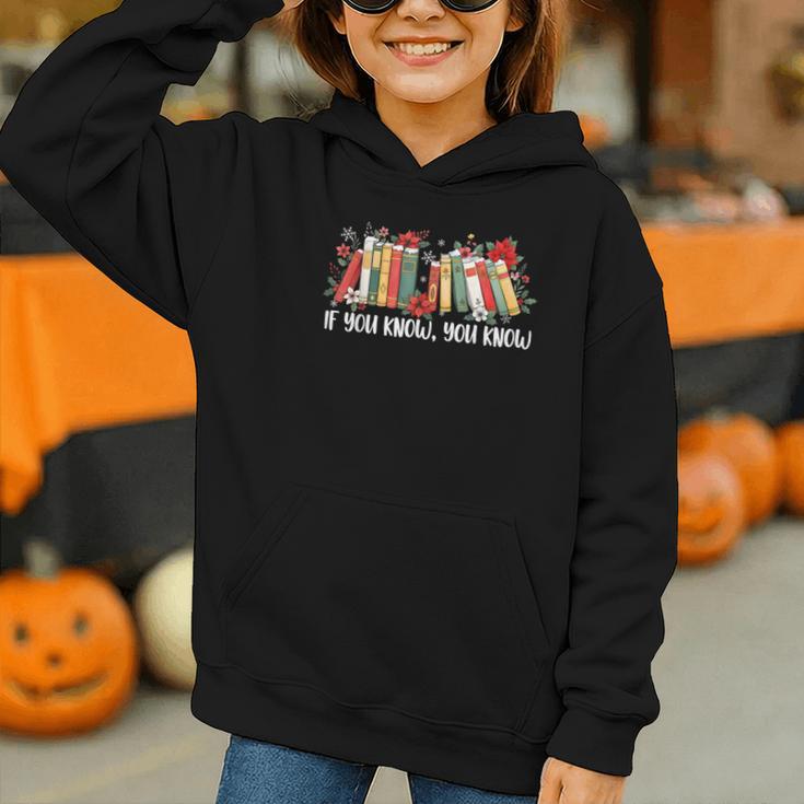 If You Know You Know 6 7 Six Seven Meme Floral Book Lover Graphic Youth Hoodie If You Know You Know 6 7 Six Seven Meme Floral Book Lover Graphic Youth Hoodie