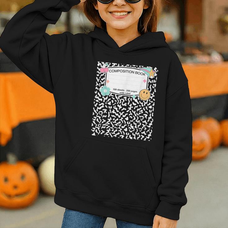 Matching Group Halloween Teacher Composition Book Notebook Graphic Youth Hoodie