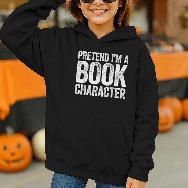 Pretend I'm A Book Character Shirt Adult Kids Costume Graphic Youth Hoodie