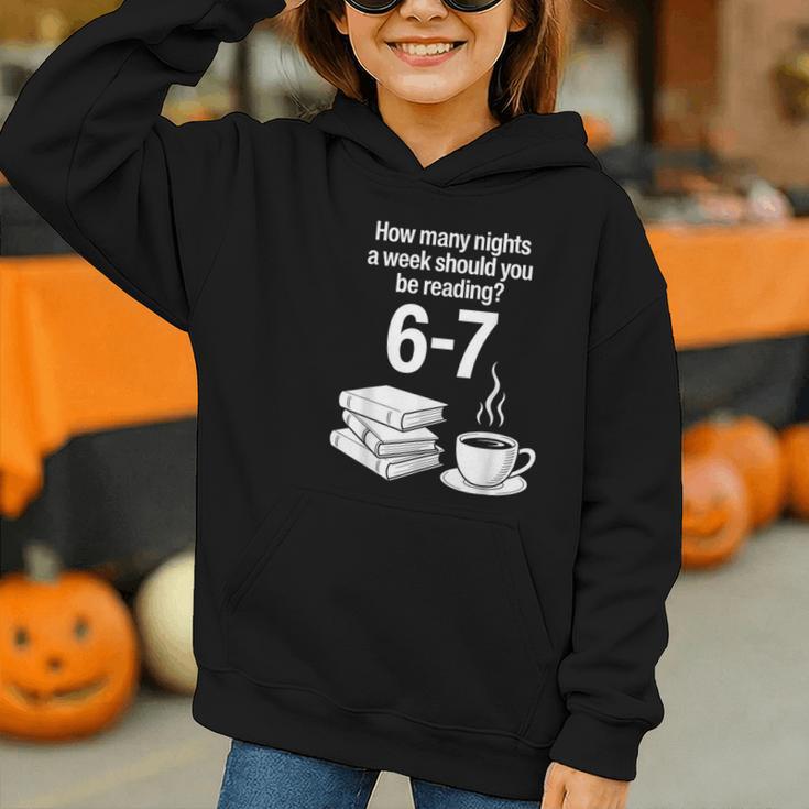 Reading 67 Meme English Teacher Book Lover Graphic Youth Hoodie