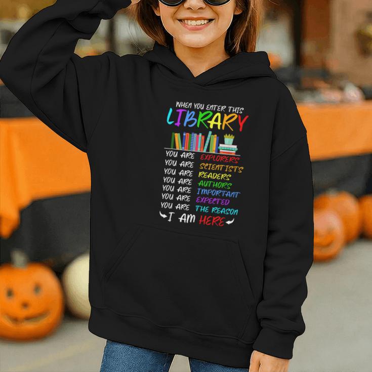 Retro Librarian Book Reader Library Book Reading Graphic Youth Hoodie Retro Librarian Book Reader Library Book Reading Graphic Youth Hoodie