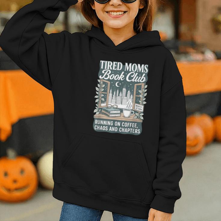 Retro Tired Moms Book Club Bookish Booktrovert Mother's Day Graphic Youth Hoodie Retro Tired Moms Book Club Bookish Booktrovert Mother's Day Graphic Youth Hoodie