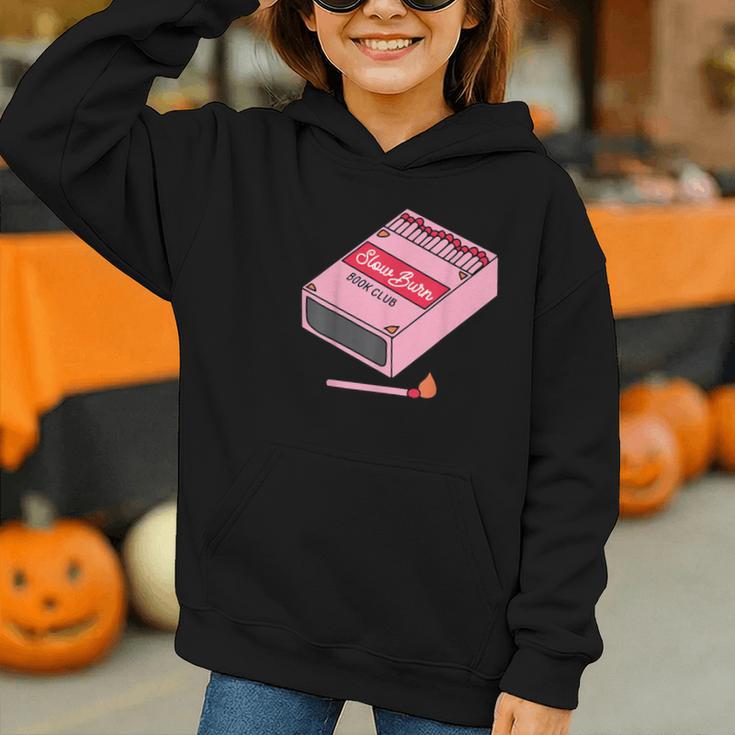 Slow Burn Book Club Graphic Youth Hoodie