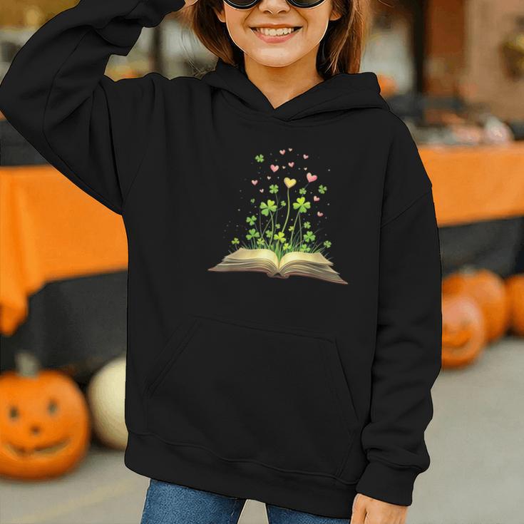St Patricks Day Book Lover Librarian Core Shamrock Author Graphic Youth Hoodie St Patricks Day Book Lover Librarian Core Shamrock Author Graphic Youth Hoodie