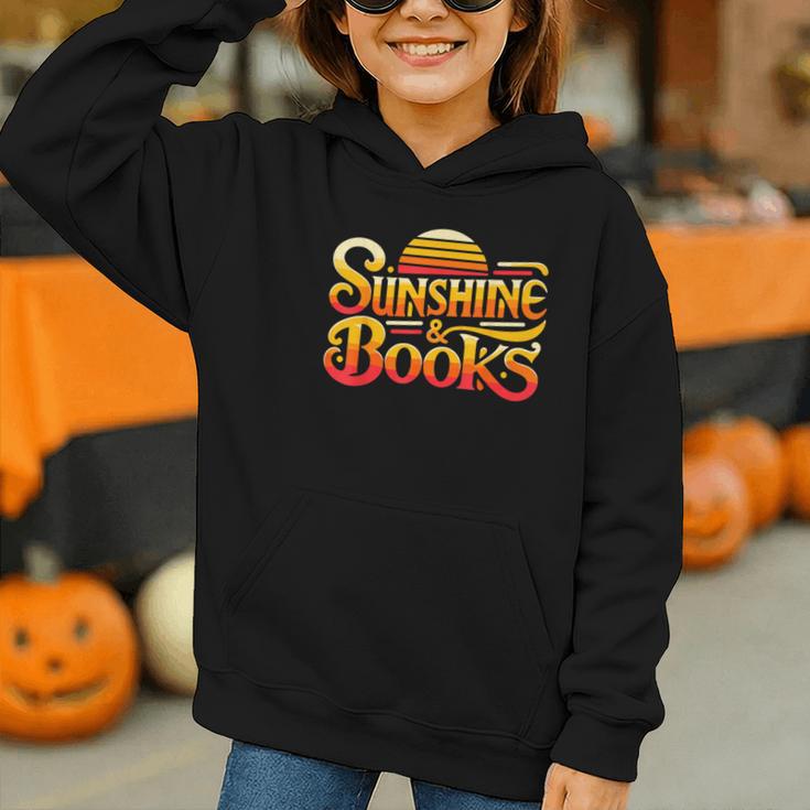 Sunshine & Books For Bookworm Summer Reading Graphic Youth Hoodie