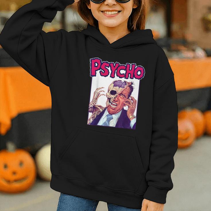 Vintage Movie Horror Poster Comic Book Graphic Film Night Graphic Youth Hoodie