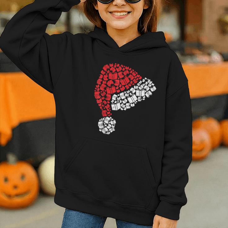 Vintage Retro Christmas Book Xmas Santa Hat Pajama Holiday Graphic Youth Hoodie Vintage Retro Christmas Book Xmas Santa Hat Pajama Holiday Graphic Youth Hoodie