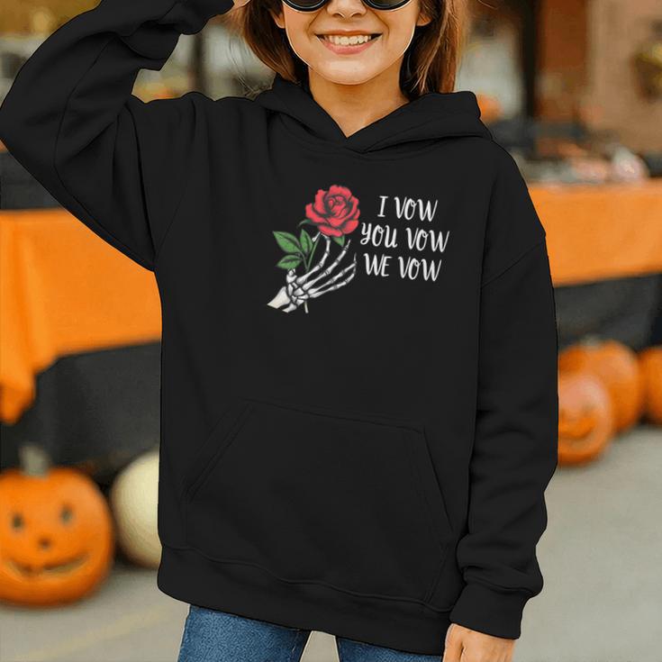 I Vow You Vow We Vow ShirtSmutty Fantasy Dark Romance Book Graphic Youth Hoodie