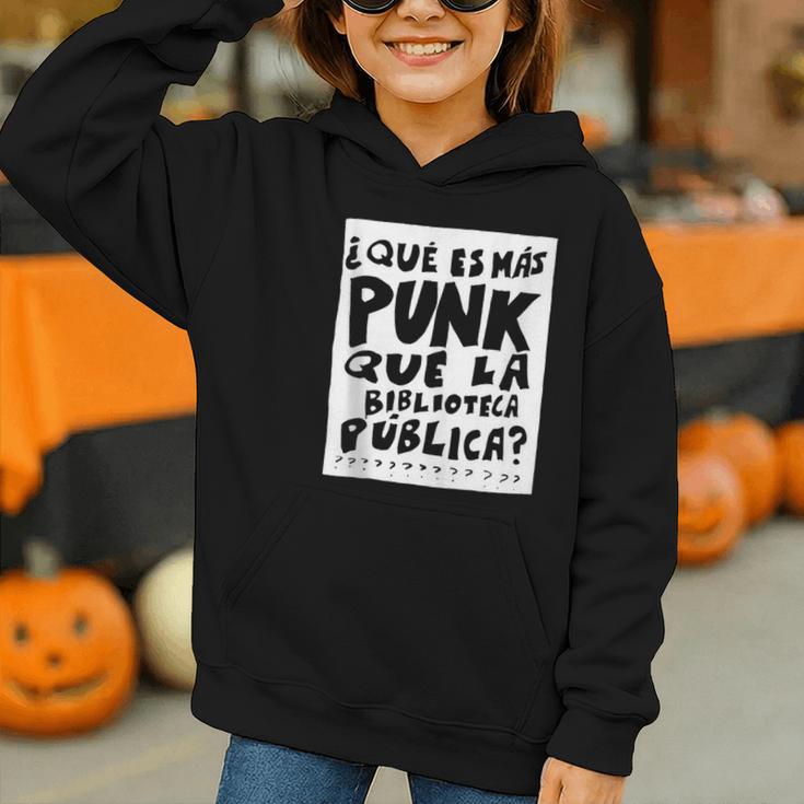 What's More Punk Than The Public Library Book Lover Graphic Youth Hoodie