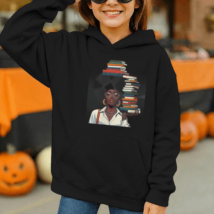Women's Education Is Freedom Teacher Books Black History Month Graphic Youth Hoodie Women's Education Is Freedom Teacher Books Black History Month Graphic Youth Hoodie