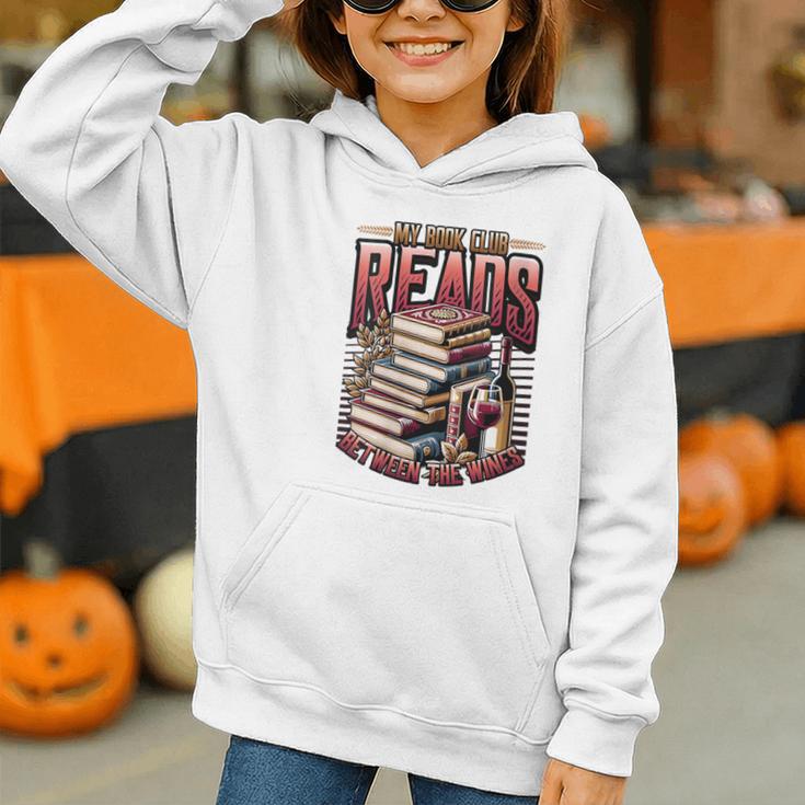 My Book Club Reads Between The Wines Book Club Reading Graphic Youth Hoodie My Book Club Reads Between The Wines Book Club Reading Graphic Youth Hoodie