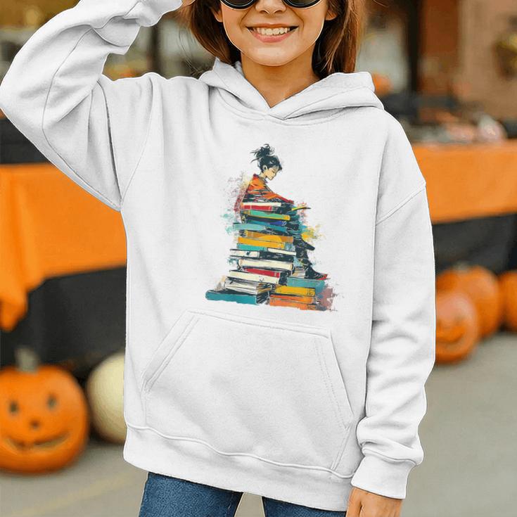 Books Abstract Artist Women Art Painting Books Graphic Youth Hoodie Books Abstract Artist Women Art Painting Books Graphic Youth Hoodie