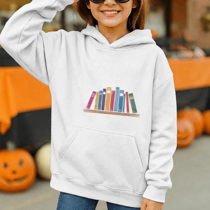 Books The Original Handheld Device Book Lovers Graphic Youth Hoodie