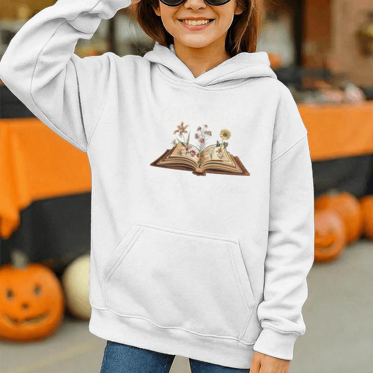 Chapter 21 Years Old 21st Birthday Wildflower Book Lover Premium Tri-Blend Graphic Youth Hoodie