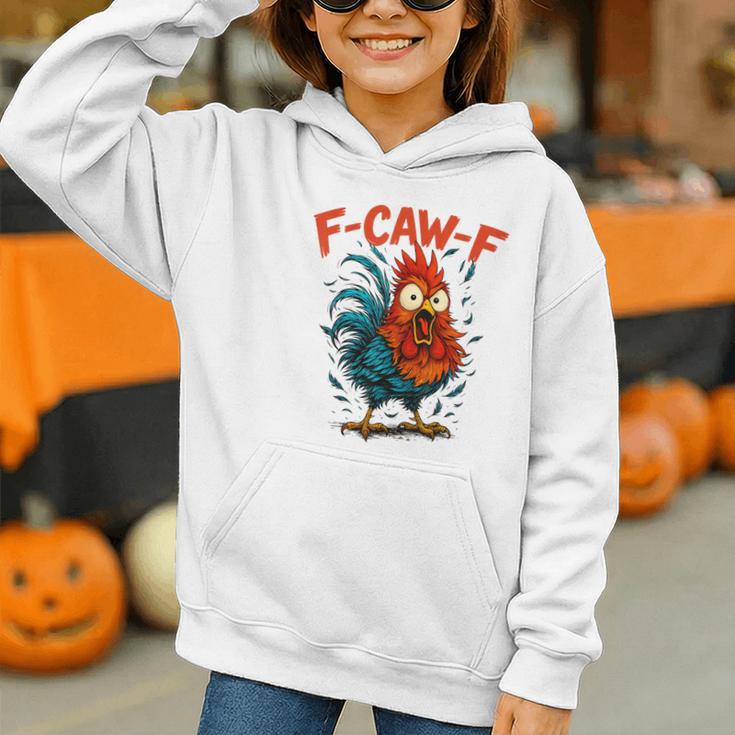 F-Caw-F Rooster F Awk F Chicken Coffee Romance Books Lover Graphic Youth Hoodie F-Caw-F Rooster F Awk F Chicken Coffee Romance Books Lover Graphic Youth Hoodie