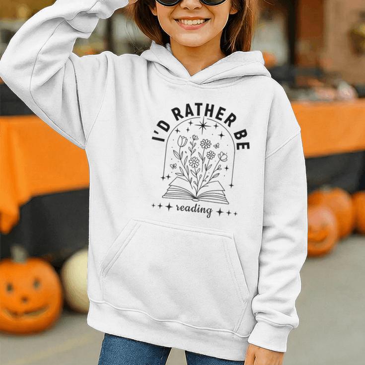 I’d Rather Be Reading Minimal Book Lover Arch Graphic Youth Hoodie I’d Rather Be Reading Minimal Book Lover Arch Graphic Youth Hoodie