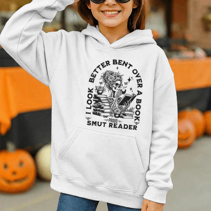 I Look Better Bent Over A Book Smut Reader Graphic Youth Hoodie