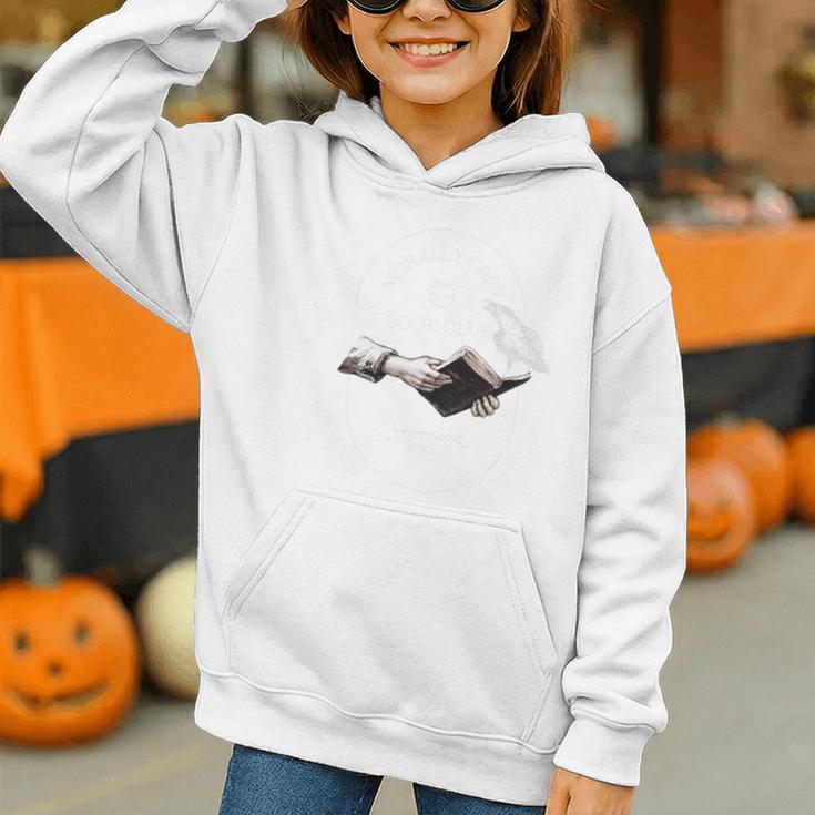 In My Morally Grey Book Club Era Adult Romance Novel Lover Graphic Youth Hoodie In My Morally Grey Book Club Era Adult Romance Novel Lover Graphic Youth Hoodie