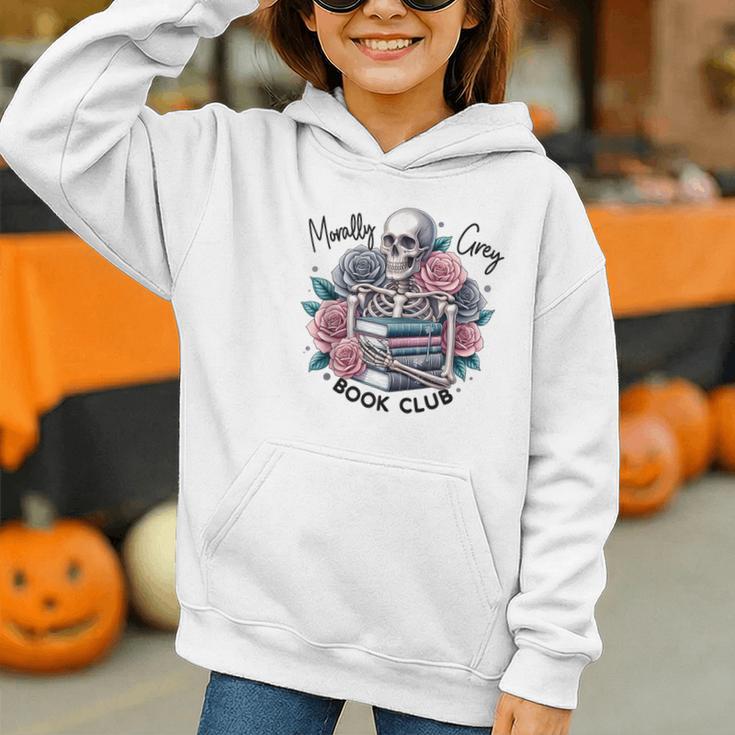 Morally Grey Skeleton Reading Smut Smutty Spicy Books Lover Graphic Youth Hoodie Morally Grey Skeleton Reading Smut Smutty Spicy Books Lover Graphic Youth Hoodie