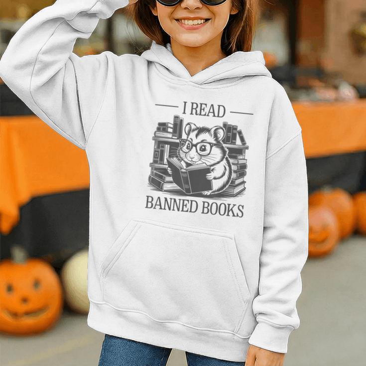 I Read Banned Books Graphic Youth Hoodie
