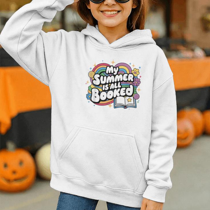 My Summer Is All Booked Book Reading Summer Reading For Men Women Graphic Youth Hoodie