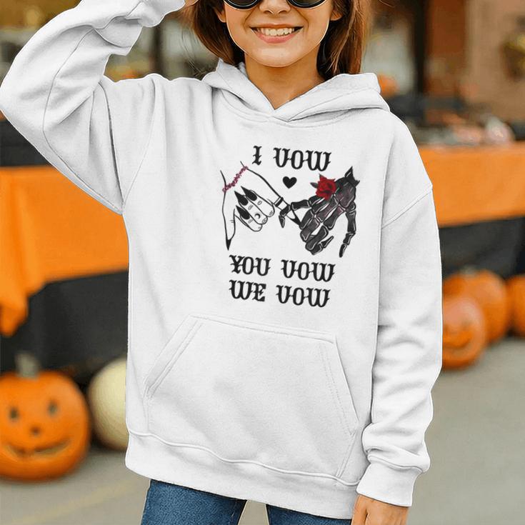 I Vow You Vow We Vow Merch Dark Romance Smutty Book Smutt Graphic Youth Hoodie
