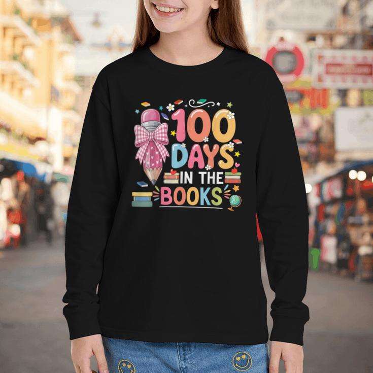 100th Day Of School Teacher Floral 100 Days In The Books Youth Long Sleeve Tee 100th Day Of School Teacher Floral 100 Days In The Books Youth Long Sleeve Tee