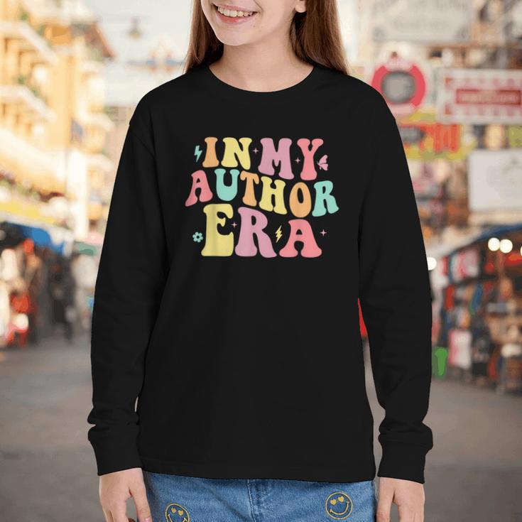 In My Author Era Writer Reading Writing Book Author Youth Long Sleeve Tee