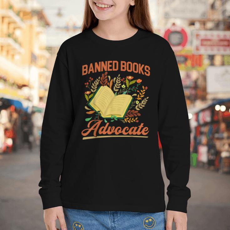 Banned Books Week Read Banned Books Reader Youth Long Sleeve Tee