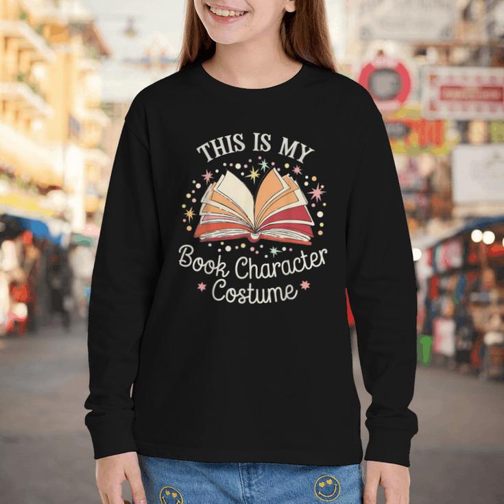 This Is My Book Character Costume Youth Long Sleeve Tee