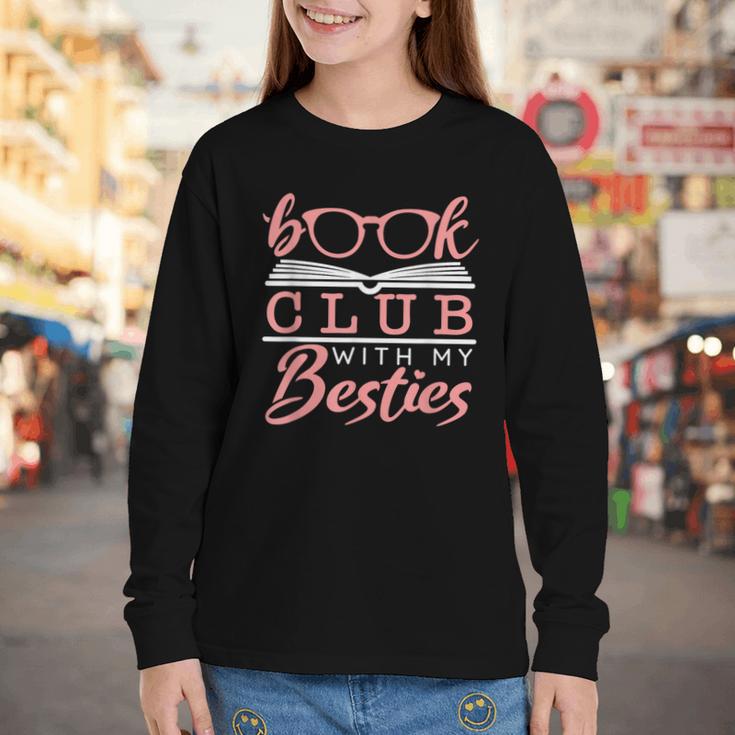 Book Club With My Besties Youth Long Sleeve Tee Book Club With My Besties Youth Long Sleeve Tee