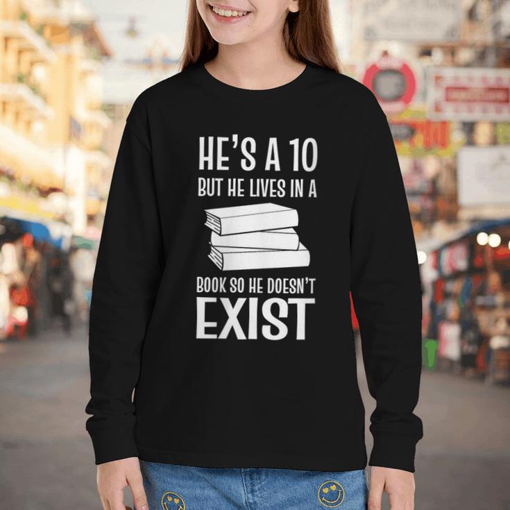 Book Lover Quotes Book Enthusiast Youth Long Sleeve Tee Book Lover Quotes Book Enthusiast Youth Long Sleeve Tee
