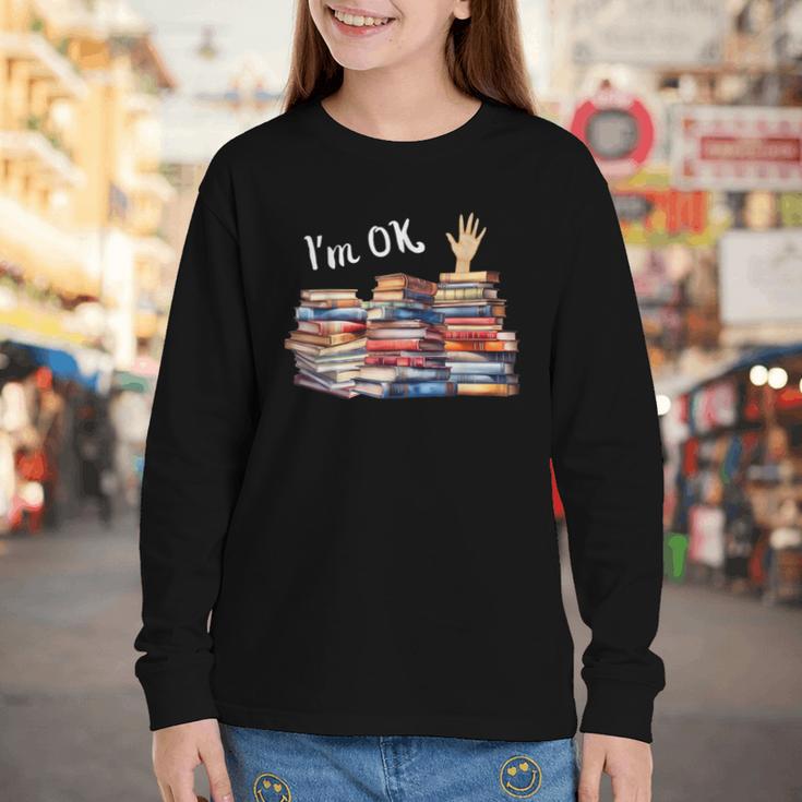 Book Lover For Women Readers Teacher Librarian Youth Long Sleeve Tee
